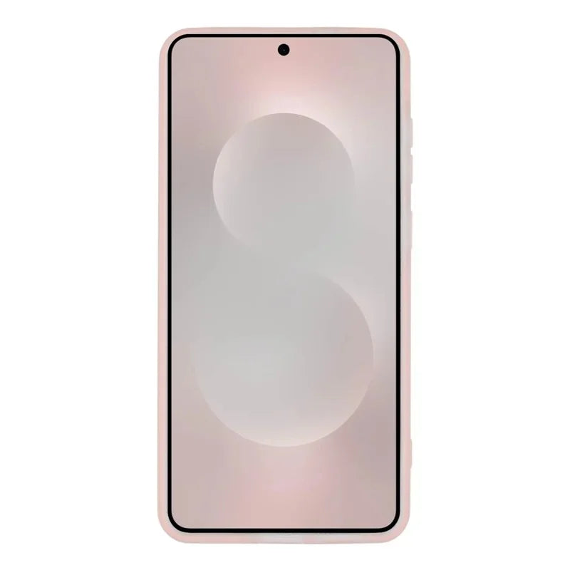 WANLONFENG For Samsung Galaxy S25 Edge Magnetic Case  ML Series Matte PC TPU Phone Cover Large Cutouts with 2Pcs Screen Film - Pink - 2