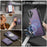 JEEHOOD For iPhone 17 Case  J09 RFID Blocking Card Holder Leather Back Phone Cover Compatible with MagSafe - Purple - 6