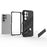For Samsung Galaxy S26 Ultra Case PC + TPU Shockproof Phone Cover with Kickstand - Black - 2
