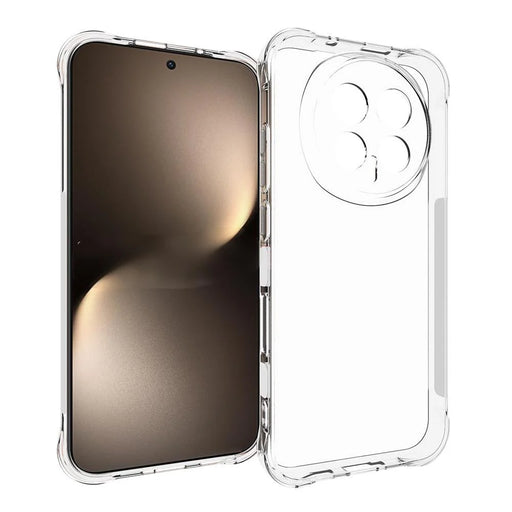 WANLONFENG For Honor Magic8 5G Case  WL Series 2.0mm TPU Phone Cover with Tempered Glass Film - Transparent - 2