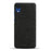 For Samsung Galaxy A23e Anti-scratch Mobile Phone Case Shell Solid Color Hard PC+Cloth Phone Cover - Black - 3