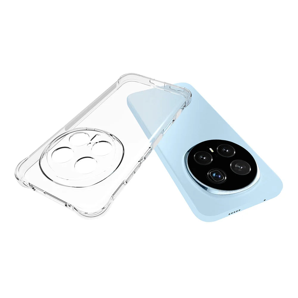 WANLONFENG For Honor Magic8 Pro 5G TPU Case  WL2 Series 2.0mm Phone Cover with 2Pcs Tempered Glass Films - Transparent - 3