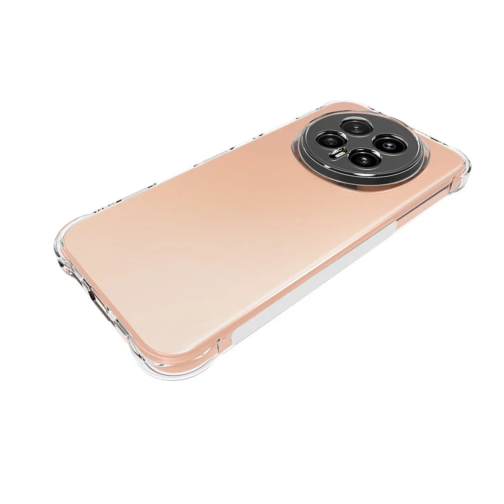 WANLONFENG For Honor Magic8 5G TPU Case  WL2 Series 2.0mm Phone Cover with 2Pcs Tempered Glass Films - Transparent - 4