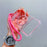 For iPhone 18 Pro Max / 17 Pro Max Magnetic Case Kickstand Gradient Clear TPU Phone Back Cover with Wrist Strap - Pink - 2