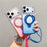 For iPhone 18 Pro Max / 17 Pro Max Magnetic Case Kickstand Gradient Clear TPU Phone Back Cover with Wrist Strap - Pink - 6