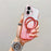 For iPhone 17 Magnetic Case Kickstand Gradient Clear TPU Phone Back Cover - Pink - 1