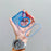 For iPhone Air Magnetic Case Kickstand Gradient Clear TPU Phone Back Cover - Blue - 2