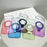 For iPhone Air Magnetic Case Kickstand Gradient Clear TPU Phone Back Cover - Blue - 7
