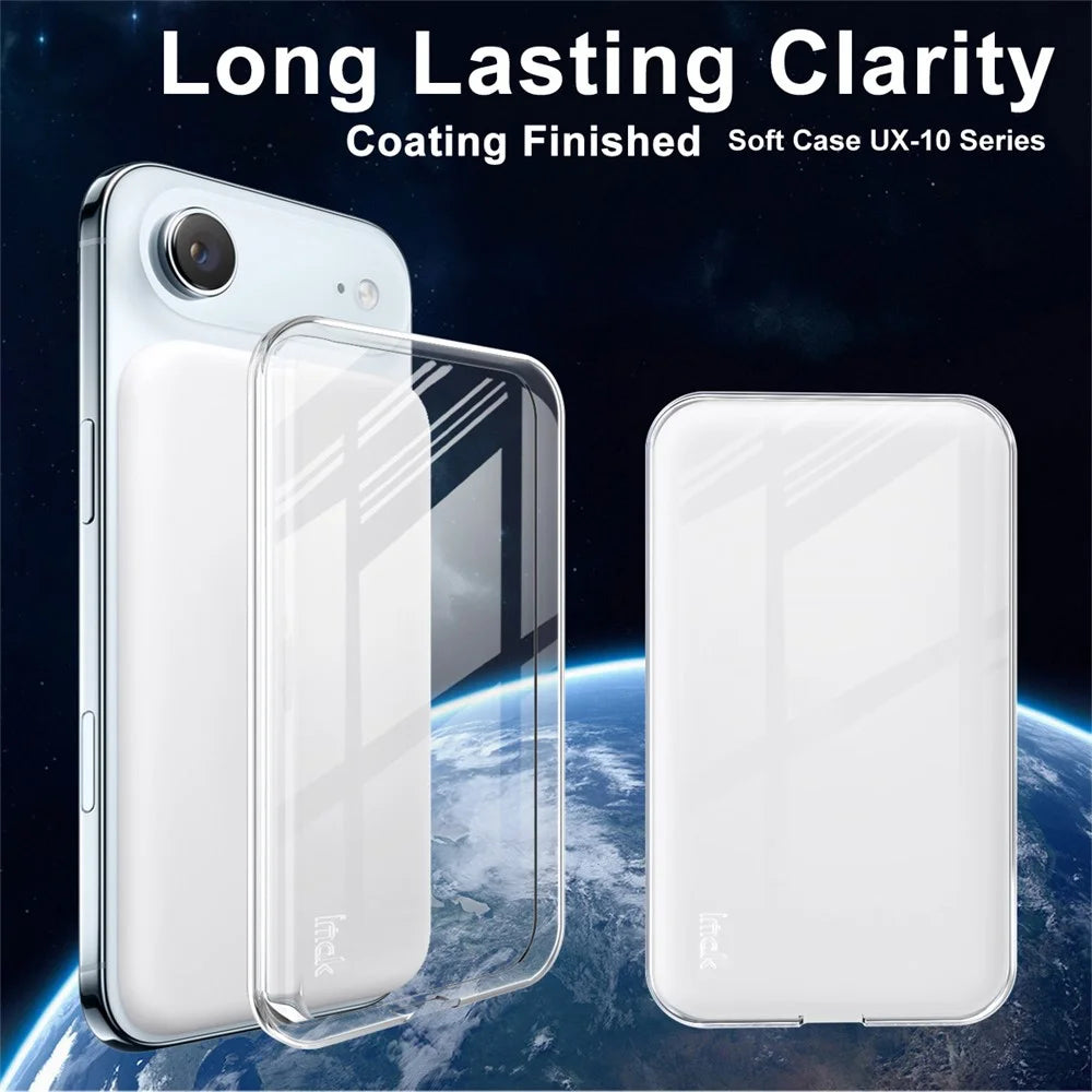 IMAK UX-10 Series For iPhone Air MagSafe Battery Case Clear TPU Phone Battery Protective Cover - 3