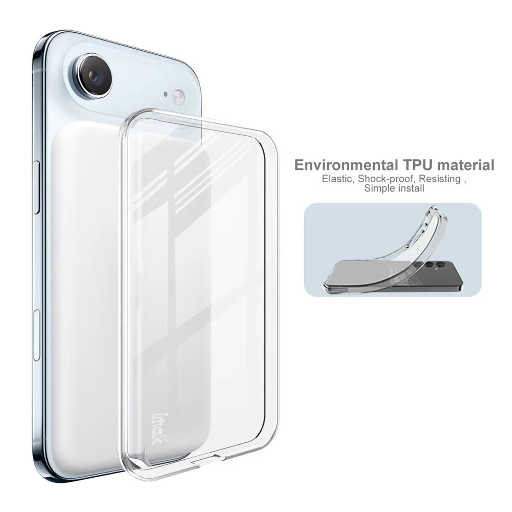 IMAK UX-10 Series For iPhone Air MagSafe Battery Case Clear TPU Phone Battery Protective Cover - 5