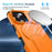 For iPhone 16 Pro Case Kickstand Camera Slider PC + TPU Phone Cover Compatible with MagSafe - Orange - 6