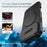 For iPhone 18 Pro / 17 Pro Case Kickstand Camera Slider PC + TPU Phone Cover Compatible with MagSafe - Black - 2