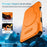 For iPhone 18 Pro Max / 17 Pro Max Case Kickstand Camera Slider PC + TPU Phone Cover Compatible with MagSafe - Orange - 2
