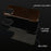 For iPhone 16 Pro Max Case Crocodile Texture Genuine Cow Leather Coated PC Phone Cover Compatible with MagSafe - Coffee - 3