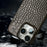 For iPhone 16 Pro Max Case Crocodile Texture Genuine Cow Leather Coated PC Phone Cover Compatible with MagSafe - Coffee - 7