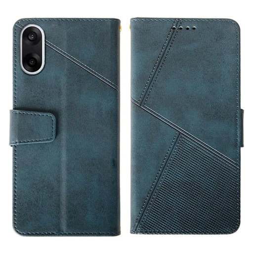 IDEWEI For OnePlus Nord CE5 5G / Ace 5 Racing 5G Case Leather Wallet Phone Cover Stand Calf Texture - Blue - 1