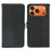 For iPhone 18 Pro / 17 Pro Wallet Phone Case Pattern Imprint Leather Flip Cover - Black - 1