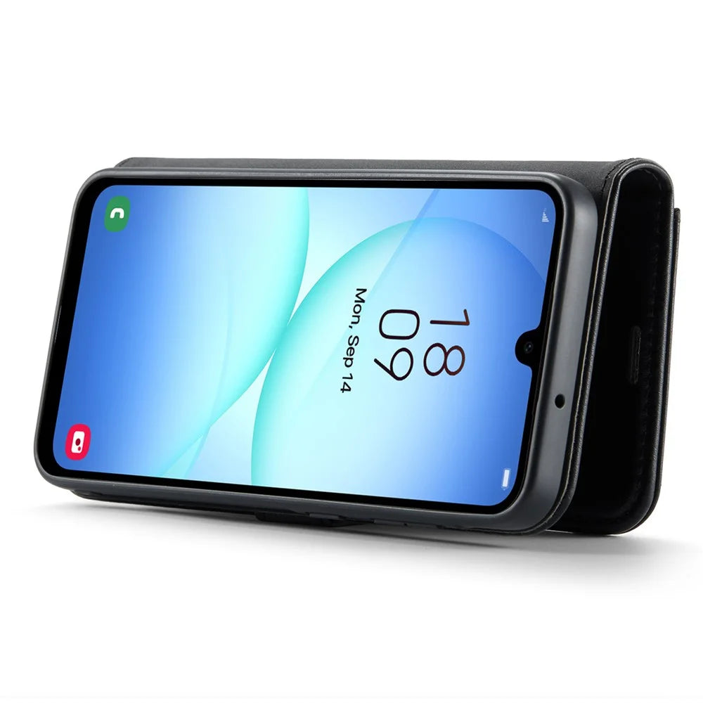DG.MING for Samsung Galaxy A18 5G / A18 4G / A17 5G / A17 4G Case Detachable Split Leather Phone Cover - Black - 2