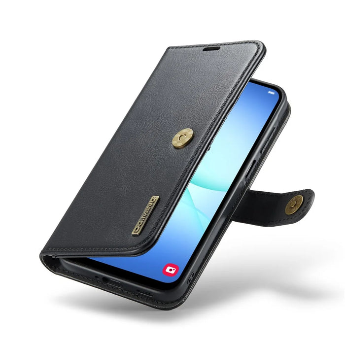 DG.MING for Samsung Galaxy A18 5G / A18 4G / A17 5G / A17 4G Case Detachable Split Leather Phone Cover - Black - 4