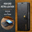 DG.MING for Samsung Galaxy A18 5G / A18 4G / A17 5G / A17 4G Case Detachable Split Leather Phone Cover - Black - 6