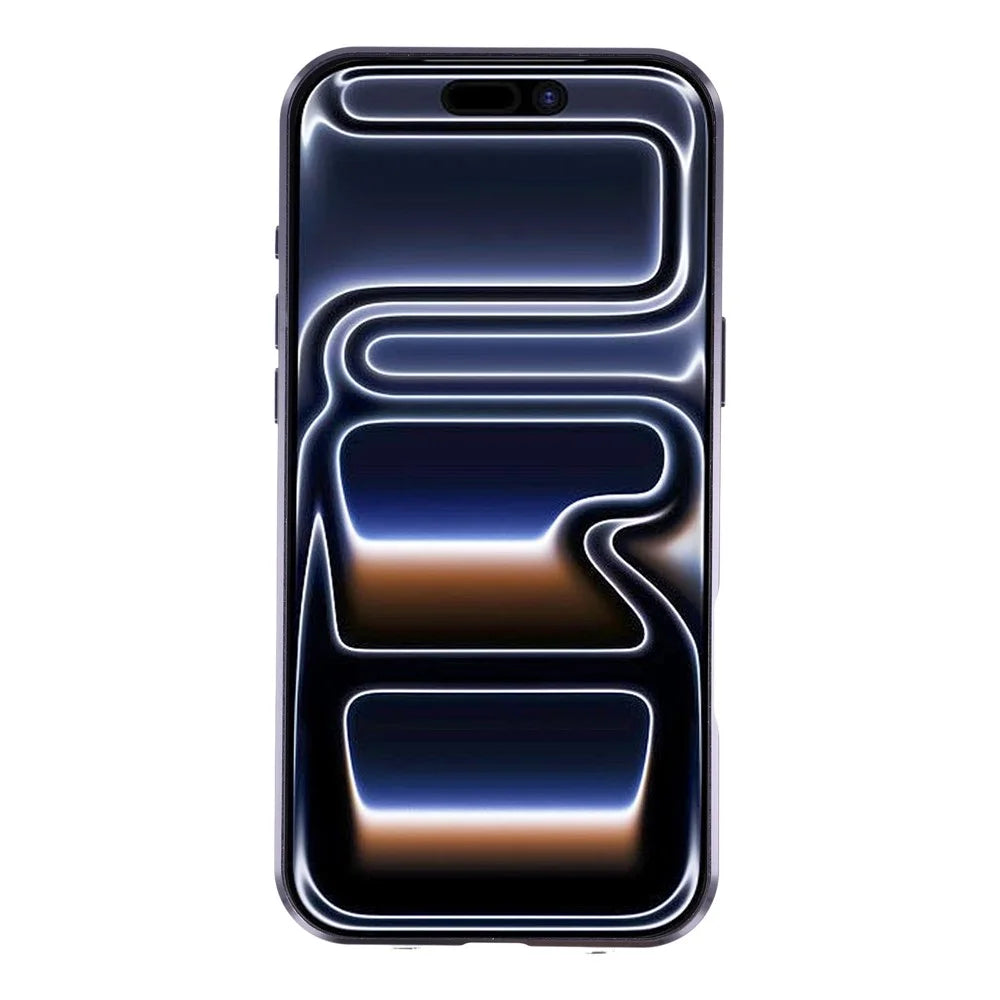 For iPhone 17 Pro Case Anti-Spy Double-Sided Tempered Glass + Magnetic Metal Frame Phone Cover - Purple - 3