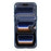 For iPhone 17 Pro Max Case Ultra Clear Double-Sided Tempered Glass + Magnetic Metal Frame Phone Cover - Blue - 3
