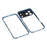 For iPhone 17 Pro Max Case Ultra Clear Double-Sided Tempered Glass + Magnetic Metal Frame Phone Cover - Blue - 7