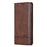 AZNS For vivo X300 5G Case Cowhide Texture PU Leather Wallet Phone Cover - Coffee - 6