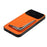 DENIOR D29 For iPhone 17 Pro Max Magnetic Case Leather Back Phone Cover with Detachable Card Holder - Orange - 4