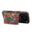 For iPhone 17 Pro Max Magnetic Case Detachable Card Bag Flower Leather Back Cover - Green - 5