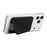 DENIOR V22 Magnetic Card Holder Vertical Horizontal Stand Cowhide Texture PU Leather Card Bag - Black - 2