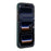 DENIOR A14 For iPhone 17 Pro Magnetic Case Rotary Kickstand Leather PC TPU Phone Cover - Blue - 5