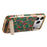 DENIOR A25+4 For iPhone 17 Pro Max Case Compatible with MagSafe Butterfly PU Leather PC TPU Kickstand Phone Cover - Blue - 3