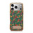 DENIOR A25+4 For iPhone 17 Pro Max Case Compatible with MagSafe Butterfly PU Leather PC TPU Kickstand Phone Cover - Blue - 4