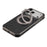 DENIOR A23+2 For iPhone 17 Pro Max Case Compatible with MagSafe Rotary Kickstand Leather Back Phone Cover - Black - 5