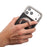 DENIOR A23+2 For iPhone 17 Pro Max Case Compatible with MagSafe Rotary Kickstand Leather Back Phone Cover - Black - 6