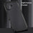 For iPhone 17 Case Airbag Anti Drop TPU PC Phone Back Cover - Matte Black - 4