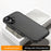 For iPhone 17 Case Airbag Anti Drop TPU PC Phone Back Cover - Matte Black - 6