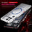 For ZTE nubia RedMagic 11 Pro 5G / 11 Pro+ 5G Bumper Case Dual Color Metal Frame Phone Cover with Screw Lock - Black / Red - 3