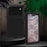 LOVE MEI For iPhone 17 Pro Case Tempered Glass Screen Protector Metal + Silicone Phone Cover - Black - 3