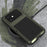 LOVE MEI For iPhone 17 Case Tempered Glass Screen Protector Metal + Silicone Phone Cover - Black - 5