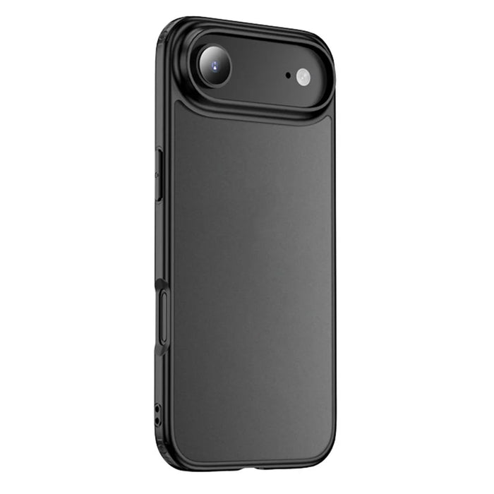 For iPhone Air Case Airbag Anti Drop TPU PC Phone Back Cover - Matte Black - 1