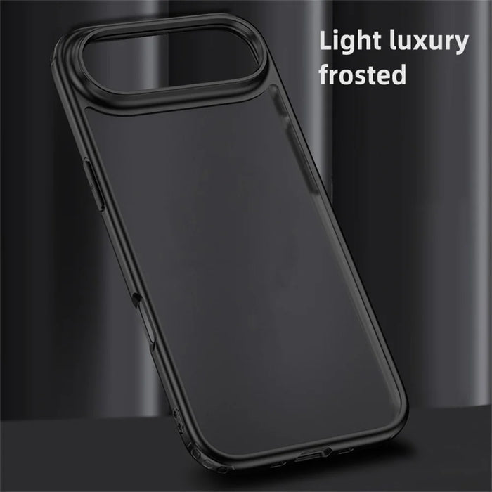 For iPhone Air Case Airbag Anti Drop TPU PC Phone Back Cover - Matte Black - 4