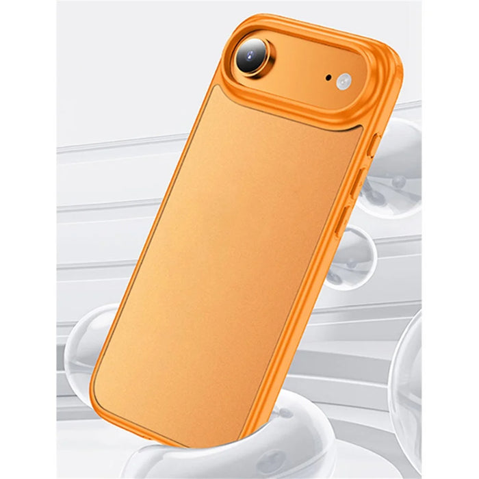 For iPhone Air Case Airbag Anti Drop TPU PC Phone Back Cover - Matte Black - 6