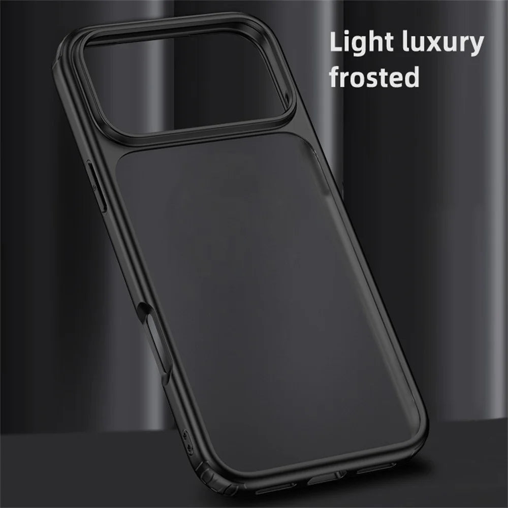 For iPhone 17 Pro Max Case Airbag Anti Drop TPU PC Phone Back Cover - Orange - 4