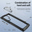 For Samsung Galaxy S23 Ultra PC + TPU Drop-proof Cover Electroplating Smartphone Protective Back Case - Black - 4