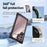 For Samsung Galaxy S23 Ultra PC + TPU Drop-proof Cover Electroplating Smartphone Protective Back Case - Black - 5