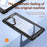 For Samsung Galaxy S23 Ultra PC + TPU Drop-proof Cover Electroplating Smartphone Protective Back Case - Black - 7