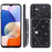 For Samsung Galaxy S25+ / S24+ Case Card Holder Kickstand PU Leather + TPU Glitter Phone Cover with Shoulder Strap - Black - 7