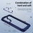 For Samsung Galaxy S23 PC + TPU Anti-drop Protective Cover Electroplating Anti-scratch Phone Back Case - Blue - 4